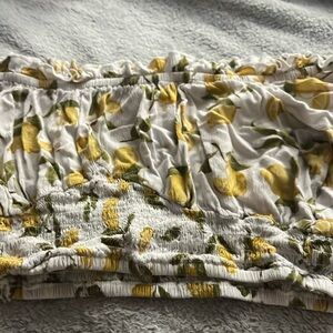 Lemon Crop Top